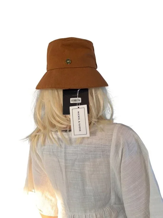 NWT Gigi Pip Brown Rylee Bucket Hat S/M 57 MSRP$64.00 - Picture 6 of 15